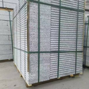 漯河 芙蓉白3公分厚磨圆边、拉槽，楼梯踏步