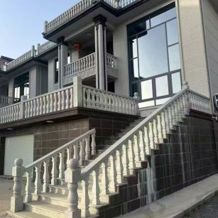 漯河 芝麻白别墅阳台栏杆，楼梯栏杆
