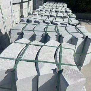 漯河 芝麻灰弧形路沿石