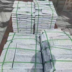 漯河 芝麻白蘑菇石装车出货