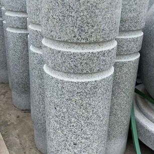 漯河 芝麻白花岗岩挡车柱、隔离柱多少钱