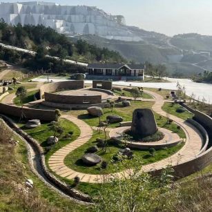 漯河仿古石铺装整体效果