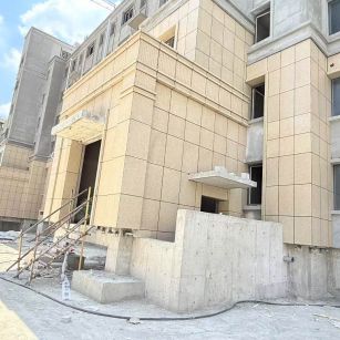 漯河 黄金麻干挂，工地实拍