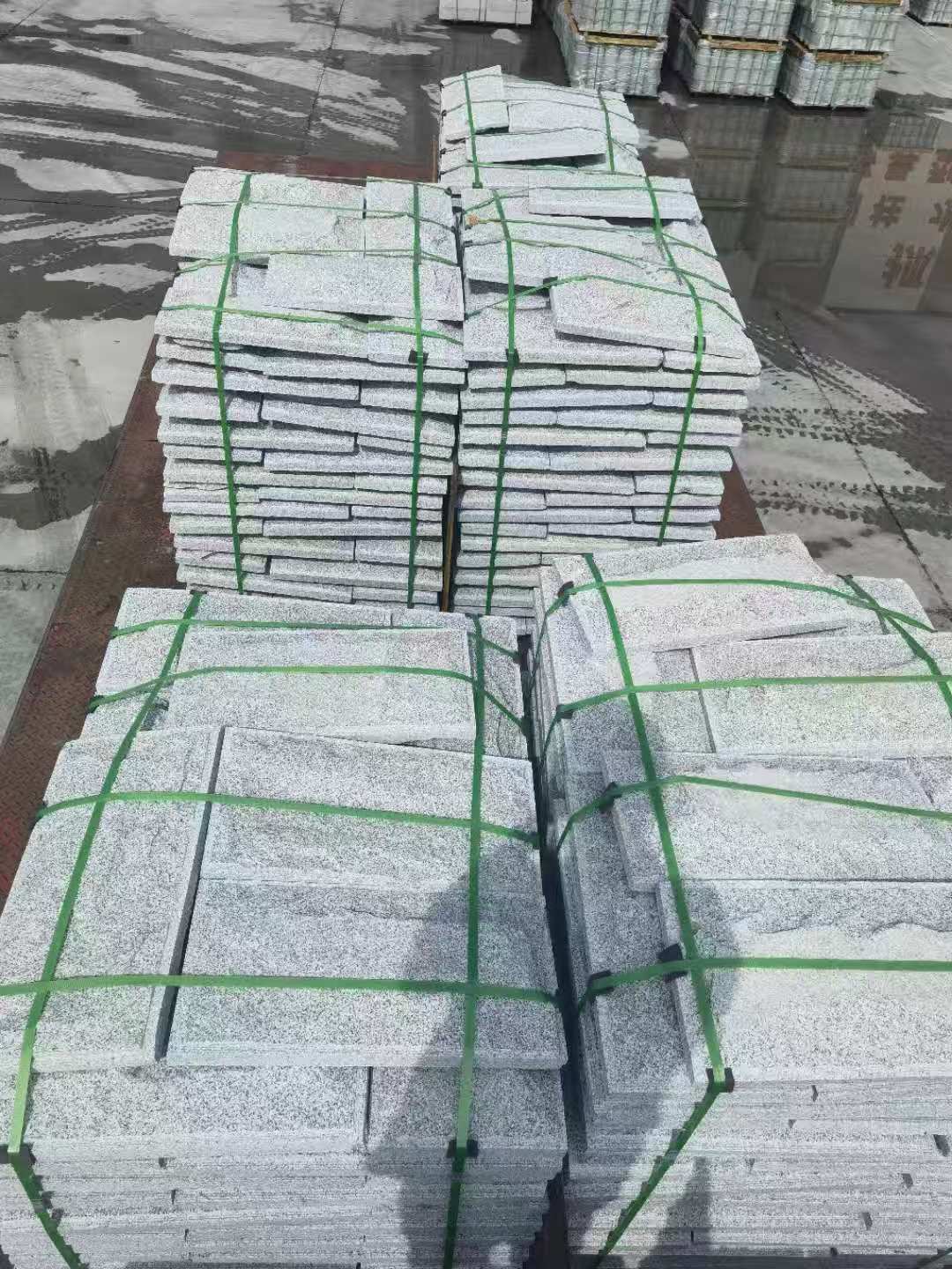 漯河 芝麻白蘑菇石装车出货