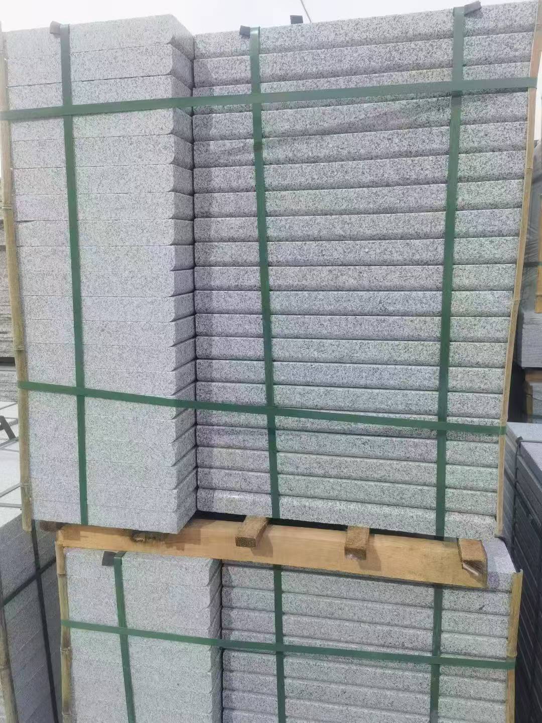 漯河 5公分芝麻白，倒斜角，室外楼梯踏步