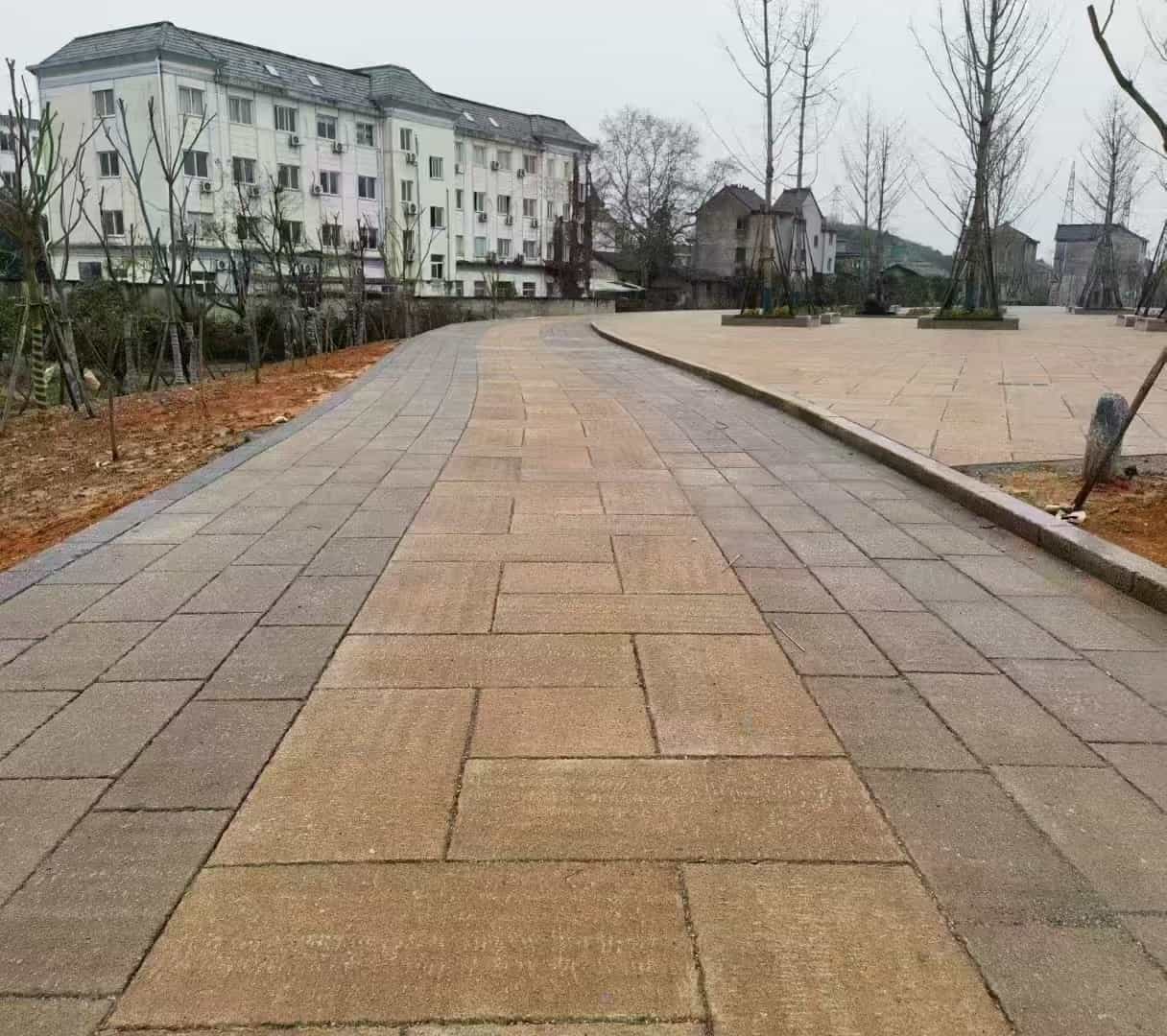 漯河仿古石铺装效果