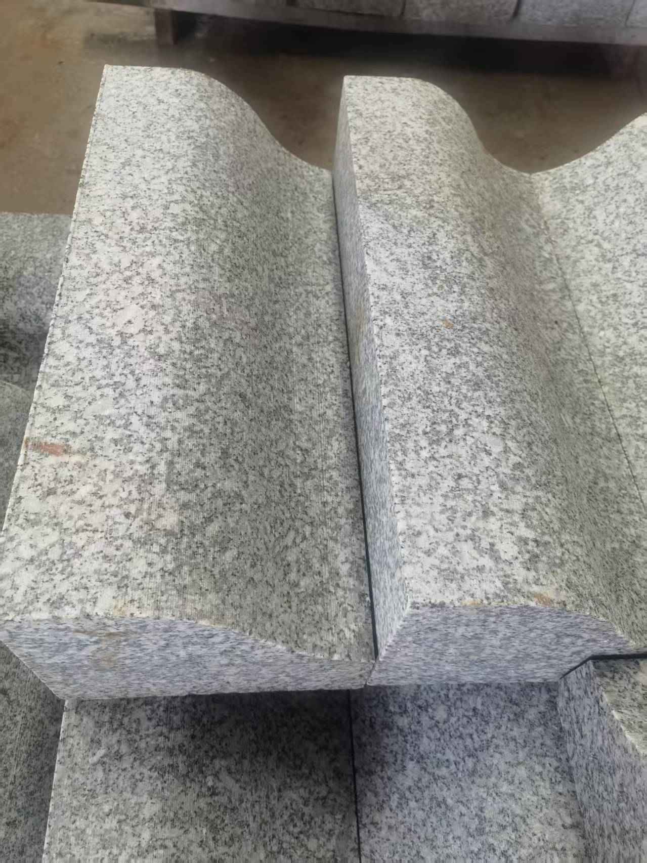 漯河芙蓉白S型拉丝面路沿石