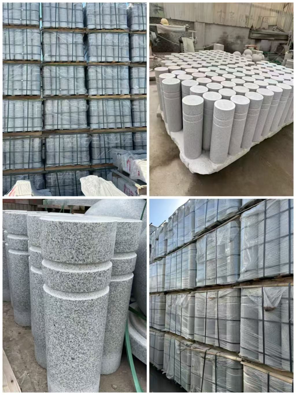 漯河 芝麻白花岗岩挡车柱、隔离柱多少钱